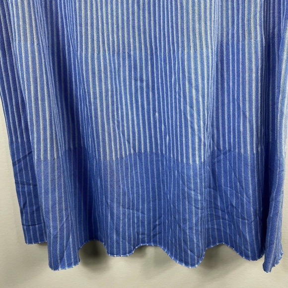 Misook Periwinkle Rib Knit Straight Midi Skirt Size M Blue Purple - Picture 5 of 11